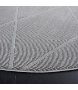 Safavieh Revive Grey REV104 6 ft. 7 in. X 6 ft. 7 in. Round Rug