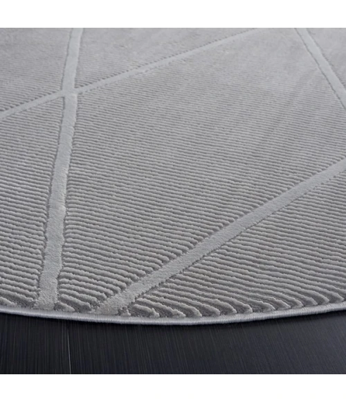 Safavieh Revive Grey REV104 6 ft. 7 in. X 6 ft. 7 in. Round Rug