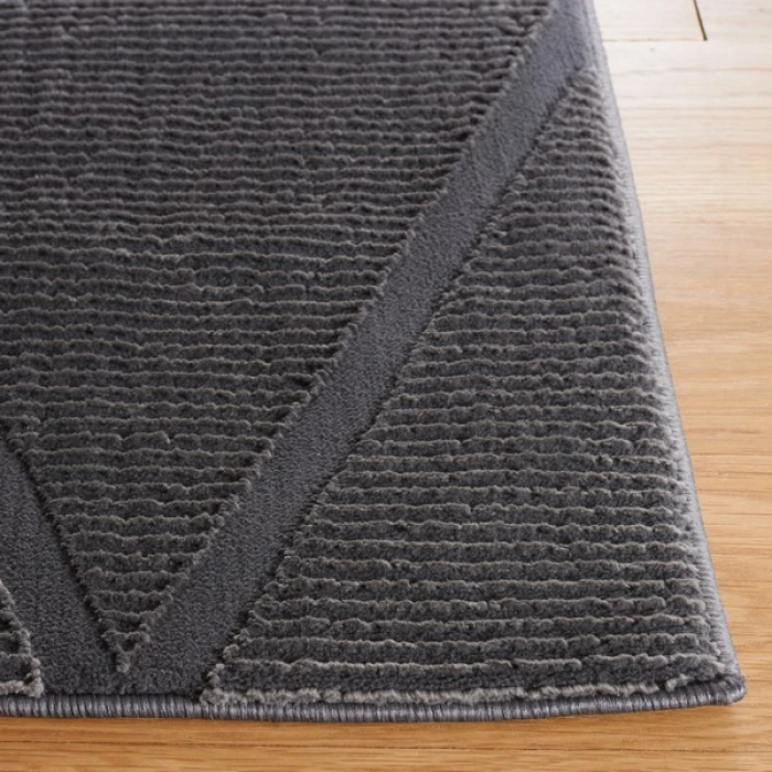 Safavieh Revive Charcoal REV104 2 ft. 7 in. X 5 ft. Rectangle Rug