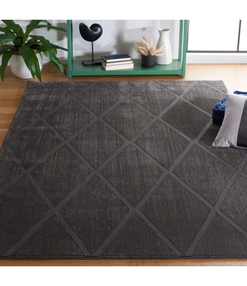 Safavieh Revive Charcoal REV104 6 ft. 7 in. X 9 ft. Rectangle Rug