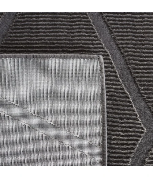 Safavieh Revive Charcoal REV104 6 ft. 7 in. X 9 ft. Rectangle Rug