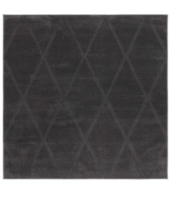 Safavieh Revive Charcoal REV104 6 ft. 7 in. X 6 ft. 7 in. Square Rug