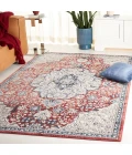 Safavieh Rosewood Ivory / Red ROW104 5 ft. 3 in. X 7 ft. 6 in. Rectangle Rug
