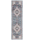 Safavieh Rosewood Ivory / Blue ROW104 2 ft. 3 in. X 8 ft. 0 in. Runner Rug