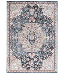 Safavieh Rosewood Ivory / Blue ROW104 5 ft. 3 in. X 7 ft. 6 in. Rectangle Rug