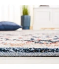 Safavieh Rosewood Ivory / Blue ROW104 6 ft. 7 in. X 6 ft. 7 in. Square Rug