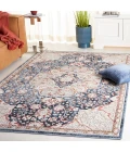 Safavieh Rosewood Ivory / Blue ROW104 5 ft. 3 in. X 7 ft. 6 in. Rectangle Rug