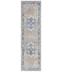 Safavieh Rosewood Ivory / Green ROW110 2 ft. 3 in. X 8 ft. Runner Rug