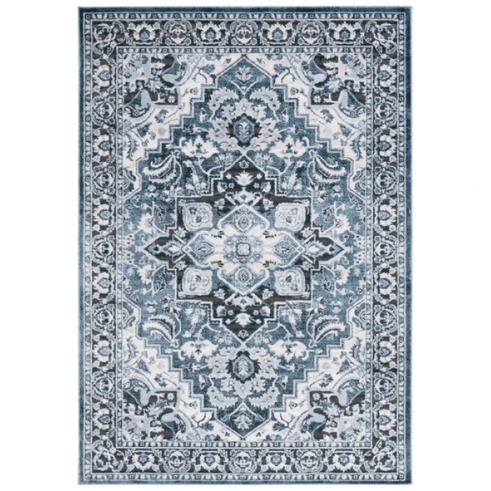 Safavieh Rosewood Ivory / Blue ROW112 8 ft. X 10 ft. Rectangle Rug