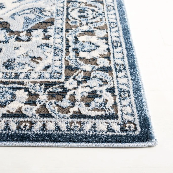 Safavieh Rosewood Ivory / Blue ROW112 8 ft. X 10 ft. Rectangle Rug