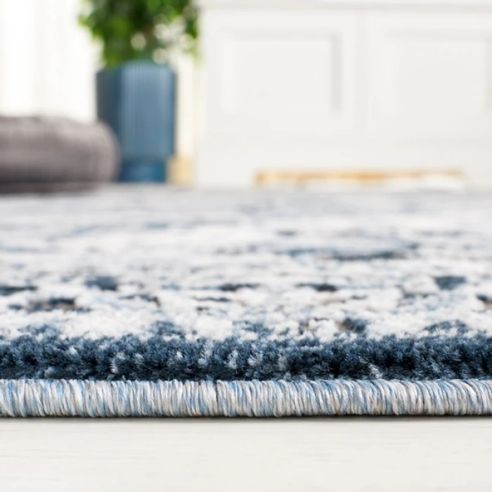 Safavieh Rosewood Ivory / Blue ROW112 8 ft. X 10 ft. Rectangle Rug
