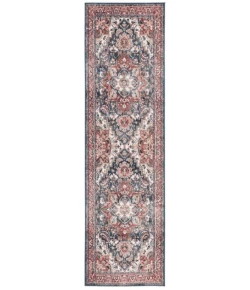 Safavieh Rosewood Ivory / Red ROW112 2 ft. 3 in. X 8 ft. Runner Rug