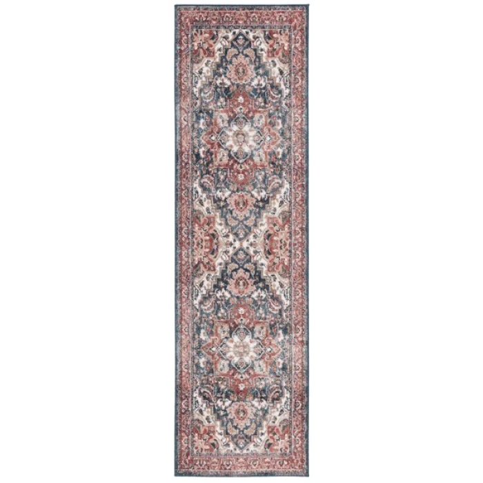Safavieh Rosewood Ivory / Red ROW112 2 ft. 3 in. X 8 ft. Runner Rug
