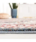 Safavieh Rosewood Ivory / Red ROW112 6 ft. 7 in. X 6 ft. 7 in. Round Rug