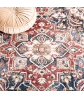 Safavieh Rosewood Ivory / Red ROW112 6 ft. 7 in. X 6 ft. 7 in. Round Rug