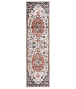 Safavieh Rosewood Ivory / Red ROW114 2 ft. 3 in. X 8 ft. Runner Rug
