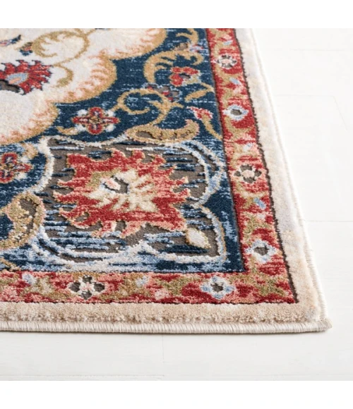Safavieh Rosewood Ivory / Red ROW114 2 ft. 3 in. X 8 ft. Runner Rug