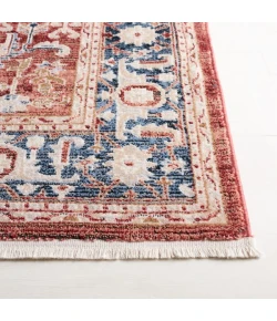 Safavieh Rosewood Blue / Red ROW116 6 ft. 7 in. X 6 ft. 7 in. Square Rug