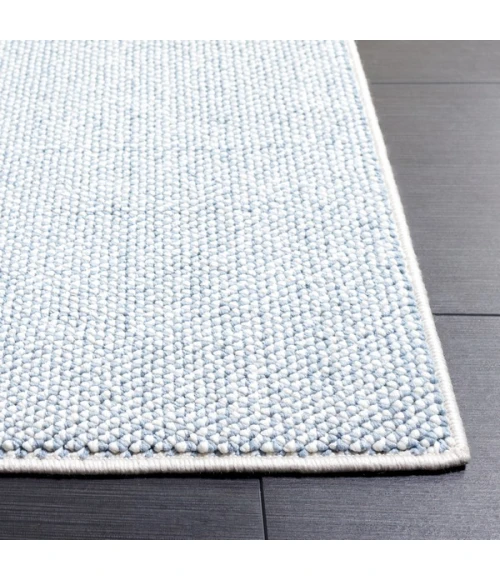 Safavieh River Blue / Ivory RVR600 6 ft. 7 in. X 6 ft. 7 in. Square Rug