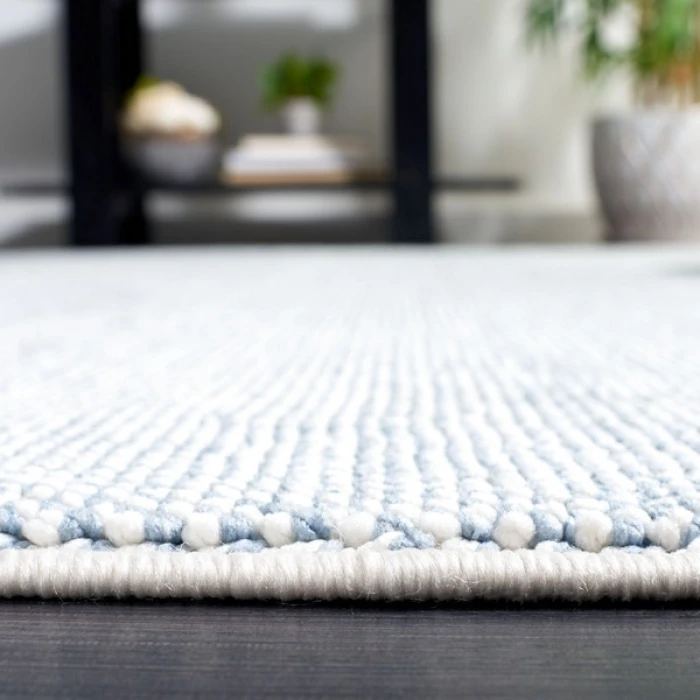 Safavieh River Blue / Ivory RVR600 4 ft. X 6 ft. Rectangle Rug