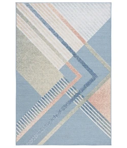 Safavieh Sarasota Blue / Light Green SAR102 6 ft. 7 in. X 6 ft. 7 in. Square Rug