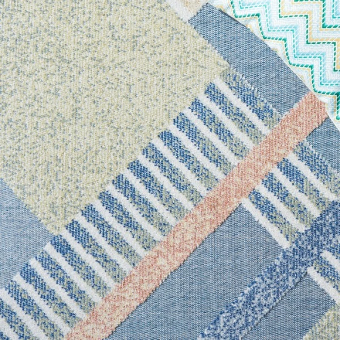 Safavieh Sarasota Blue / Light Green SAR102 6 ft. 7 in. X 6 ft. 7 in. Square Rug