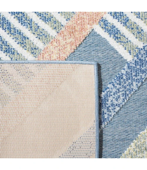 Safavieh Sarasota Blue / Light Green SAR102 2 ft. 3 in. X 9 ft. Runner Rug