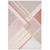 Safavieh Sarasota Pink / Brown SAR102 4 ft. 5 in. X 6 ft. 5 in. Rectangle Rug
