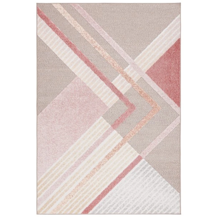 Safavieh Sarasota Pink / Brown SAR102 4 ft. 5 in. X 6 ft. 5 in. Rectangle Rug