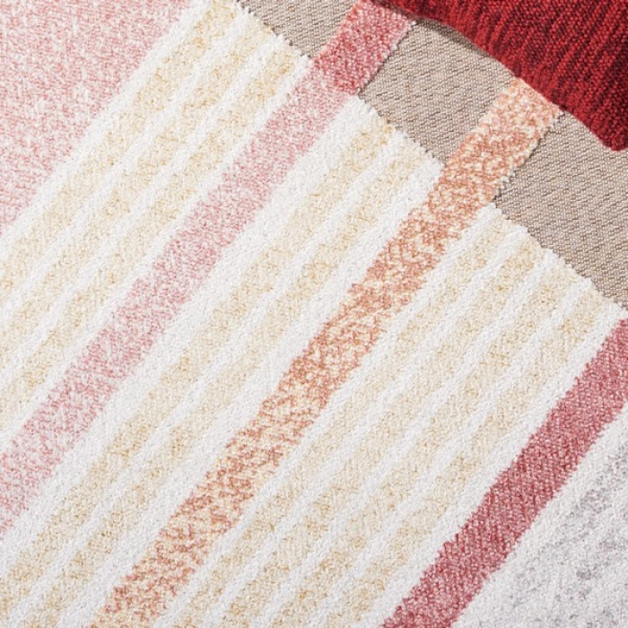 Safavieh Sarasota Pink / Brown SAR102 6 ft. 7 in. X 6 ft. 7 in. Round Rug