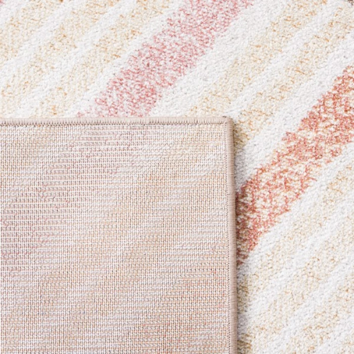 Safavieh Sarasota Pink / Brown SAR102 6 ft. 7 in. X 6 ft. 7 in. Square Rug