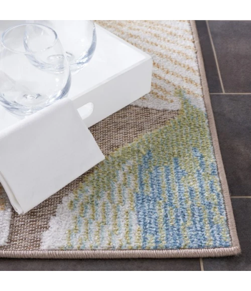 Safavieh Sarasota Grey / Brown SAR110 2 ft. 3 in. X 9 ft. Runner Rug