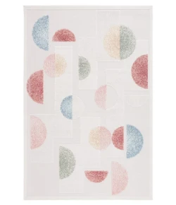 Safavieh Sarasota Grey / Pink SAR116 5 ft. 3 in. X 7 ft. 7 in. Rectangle Rug
