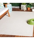 Safavieh Sisal All-Weather Ivory SAW420 8 ft. X 10 ft. Rectangle Rug