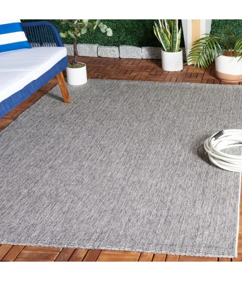 Safavieh Sisal All-Weather Dark Grey SAW420 8 ft. X 10 ft. Rectangle Rug