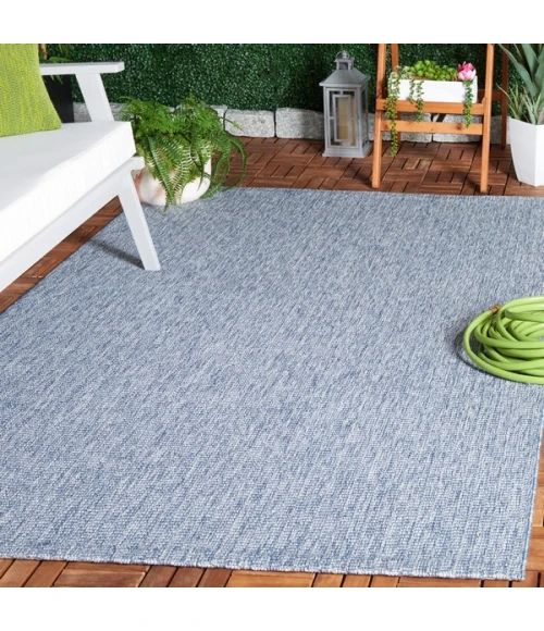 Safavieh Sisal All-Weather Blue SAW420 5 ft. 0 in. X 7 ft. 6 in. Rectangle Rug