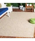 Safavieh Sisal All-Weather Natural / Ivory SAW460 8 ft. X 10 ft. Rectangle Rug