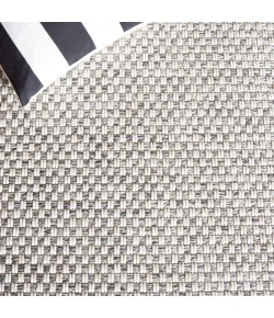 Safavieh Sisal All-Weather Grey / Ivory SAW460 6 ft. 7 in. X 6 ft. 7 in. Round Rug