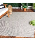 Safavieh Sisal All-Weather Grey / Ivory SAW460 9 ft. X 12 ft. Rectangle Rug