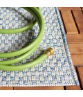 Safavieh Sisal All-Weather Blue / Ivory SAW460 6 ft. 7 in. X 6 ft. 7 in. Square Rug