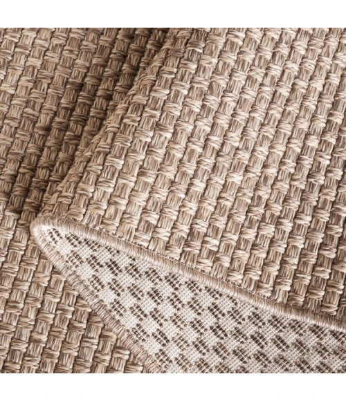 Safavieh Sisal All-Weather Brown SAW460 5 ft. 0 in. X 7 ft. 6 in. Rectangle Rug