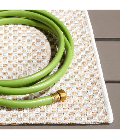 Safavieh Sisal All-Weather Ivory / Natural SAW640 6 ft. 7 in. X 6 ft. 7 in. Square Rug