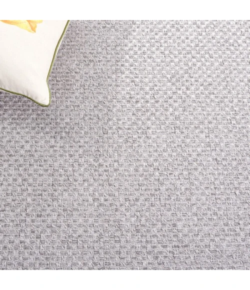 Safavieh Sisal All-Weather Light Grey SAW640 6 ft. 7 in. X 6 ft. 7 in. Round Rug