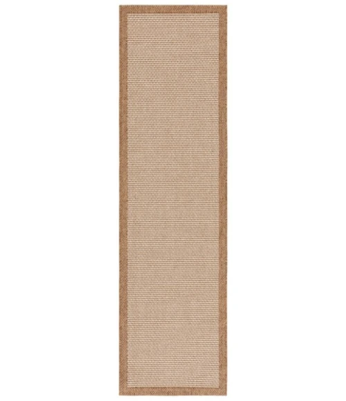 Safavieh Sisal All-Weather Natural / Brown SAW644 8 ft. X 10 ft. Rectangle Rug