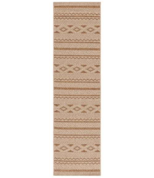 Safavieh Sisal All-Weather Natural / Brown SAW646 6 ft. 7 in. X 6 ft. 7 in. Square Rug