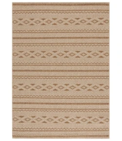 Safavieh Sisal All-Weather Natural / Brown SAW646 6 ft. 7 in. X 6 ft. 7 in. Square Rug