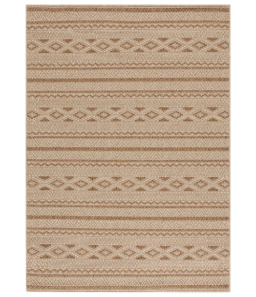 Safavieh Sisal All-Weather Natural / Brown SAW646 6 ft. 7 in. X 6 ft. 7 in. Square Rug