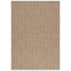 Safavieh Sisal All-Weather Natural / Grey SAW648 6 ft. 7 in. X 6 ft. 7 in. Square Rug