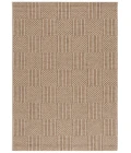Safavieh Sisal All-Weather Natural / Grey SAW648 6 ft. 7 in. X 6 ft. 7 in. Square Rug