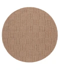 Safavieh Sisal All-Weather Natural / Grey SAW648 6 ft. 7 in. X 6 ft. 7 in. Square Rug